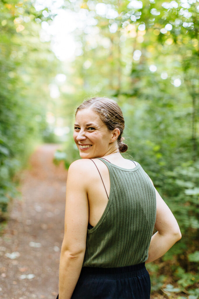 Fotoshooting Frau Unfotogen